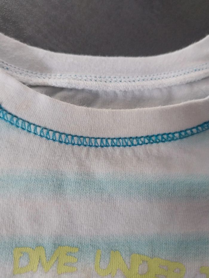 T-shirt bébé 18 mois requin - photo numéro 2