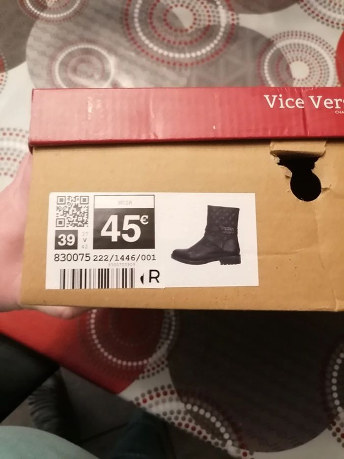Bottines pointure 39 marque vice versa - photo numéro 6