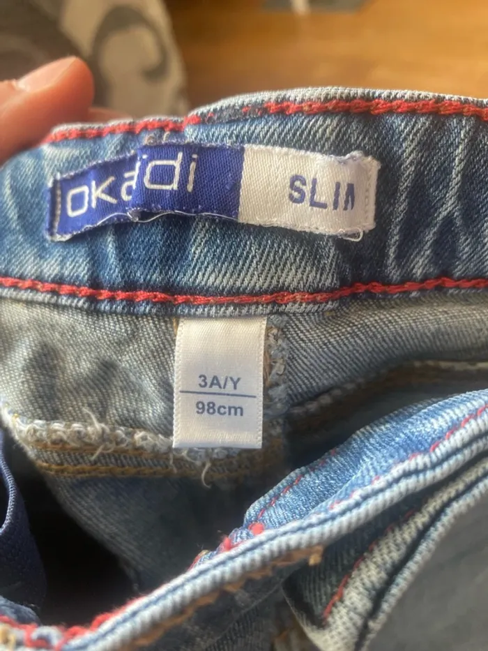 Short jeans Okaidi 3 ans - photo numéro 2