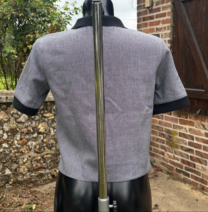 Top polo en maille – Taille 36 – Trafaluc Zara - photo numéro 4