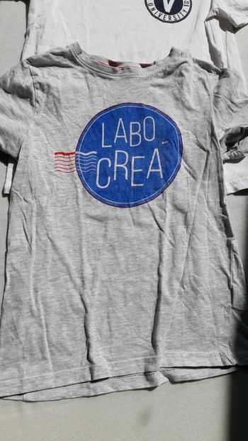 Lot 2 tee-shirts manches courtes 10 ans