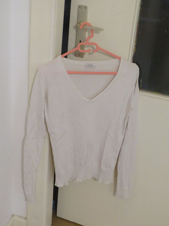 Pull blanc