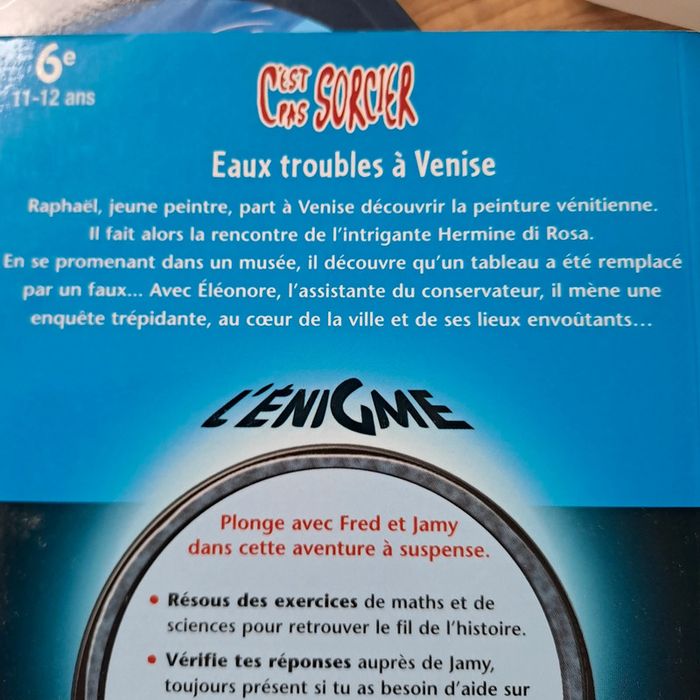 Cahier de vacances : énigme de c'est pas sorcier 6ème/5eme #Nathan - photo numéro 5