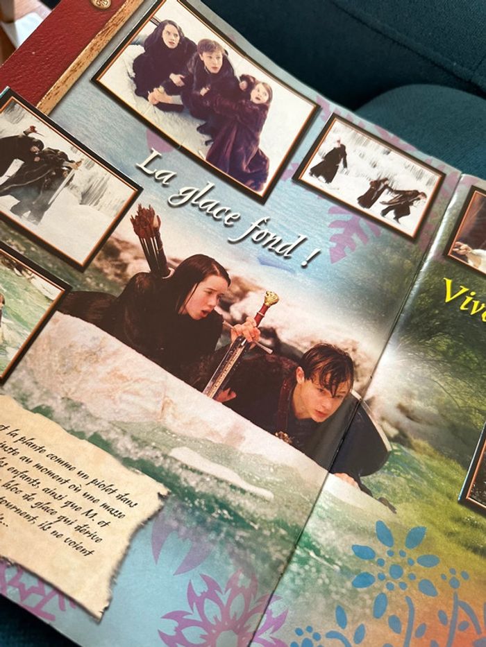 Album livre Panini complet Le Monde de Narnia Chapitre 1 + poster stickers autocollants - photo numéro 4