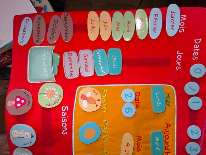 Calendrier d'apprentissage Oxybul Eveil et Jeux - photo numéro 4