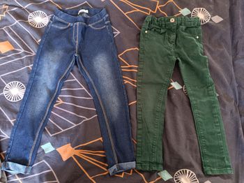 Lot de 2 pantalons fille 4 ans