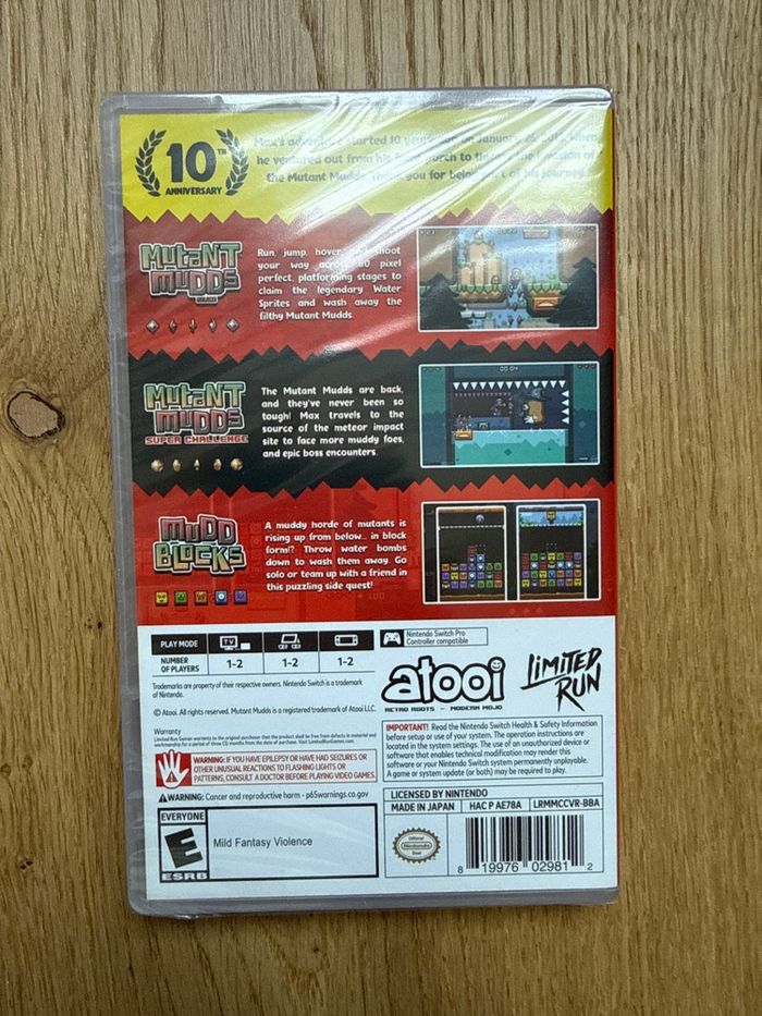 Mutant Mudds Collection 10th Anniversary, Jeux Nintendo Switch NEUF sous blister - photo numéro 2
