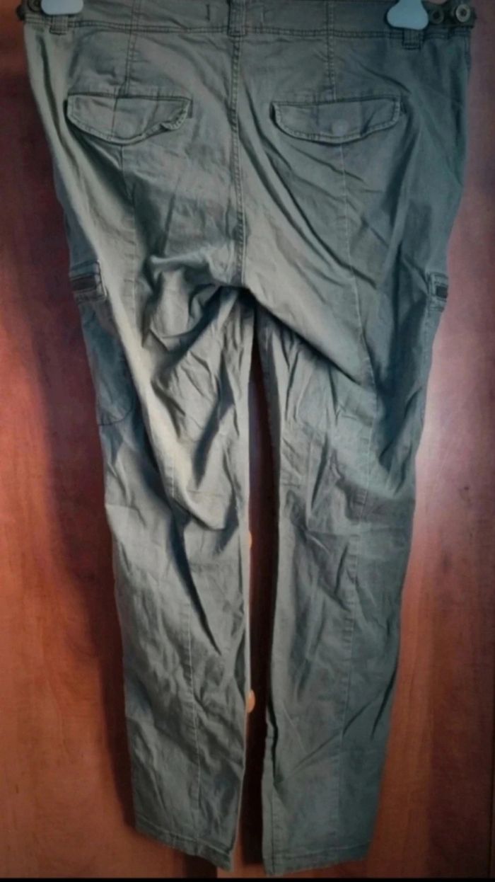 Jeans cargo kaki taille 42 - photo numéro 3