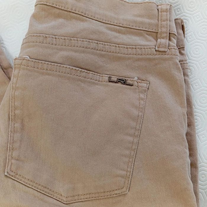 Pantalon Kaki Pour Femme Ralph Lauren Jeans Co LRL Modern Straight Cropped Taille US10 FR42 - photo numéro 12