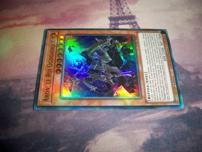 Yu Gi Oh ! Aron, le Roi Ogdoadique ANGU-FR007 ultra rare foil NM - photo numéro 4