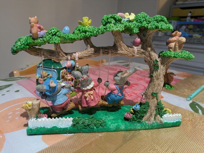 Balançoire jaimy lapin vintage - photo numéro 5