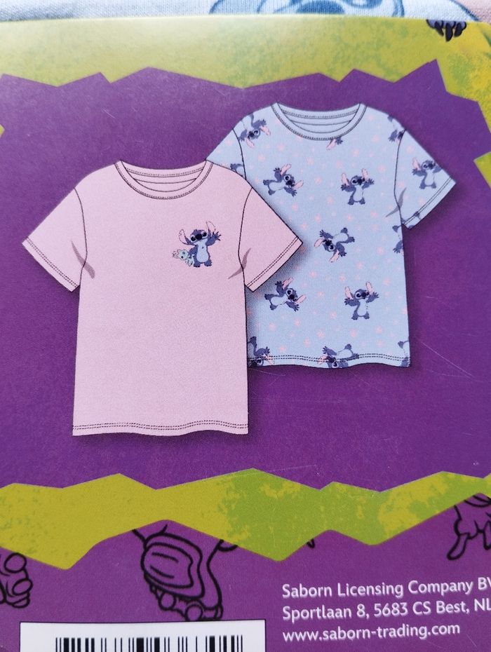 LILO & STITCH - Pack 2 pièces T-shirt Kids 4-5 ans - photo numéro 3