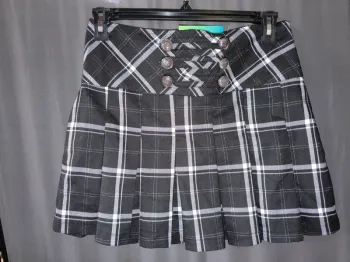 339284 jupe noire/blanc femme 40 fpc