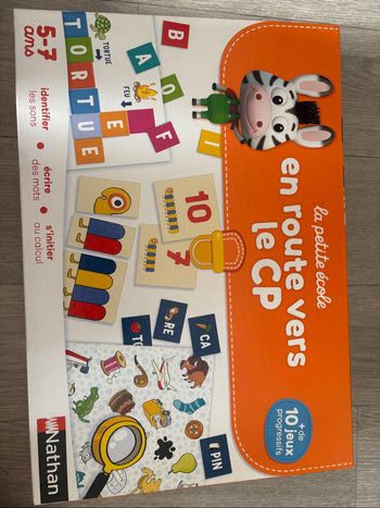Jeu éducatif en route vers le CP