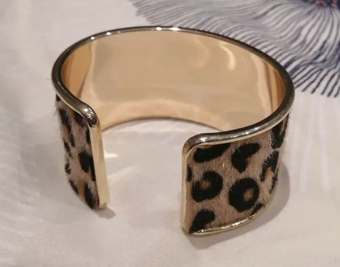 Bracelet motif texture Léopard neuf - photo numéro 2