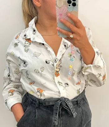 Chemise Imprimée colorée ZARA