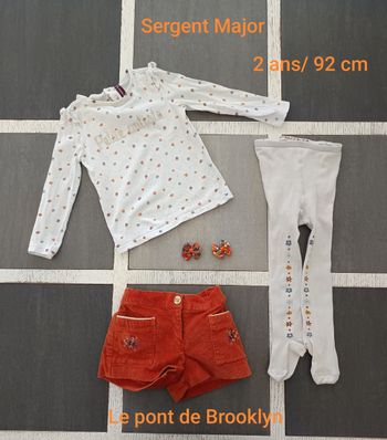 Ensemble Sergent Major 2 ans / 92 cm – Collection Le pont de Brooklyn