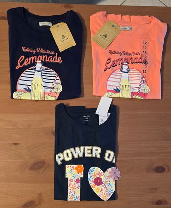 Neufs (non portés) 🏷🩷😍 teeshirts MC 12 ans fille 😍🩷