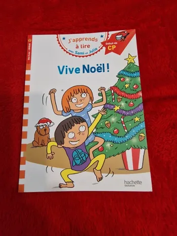 Livre j'apprends à lire vive Noël