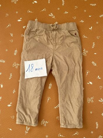Pantalon velours 18 mois