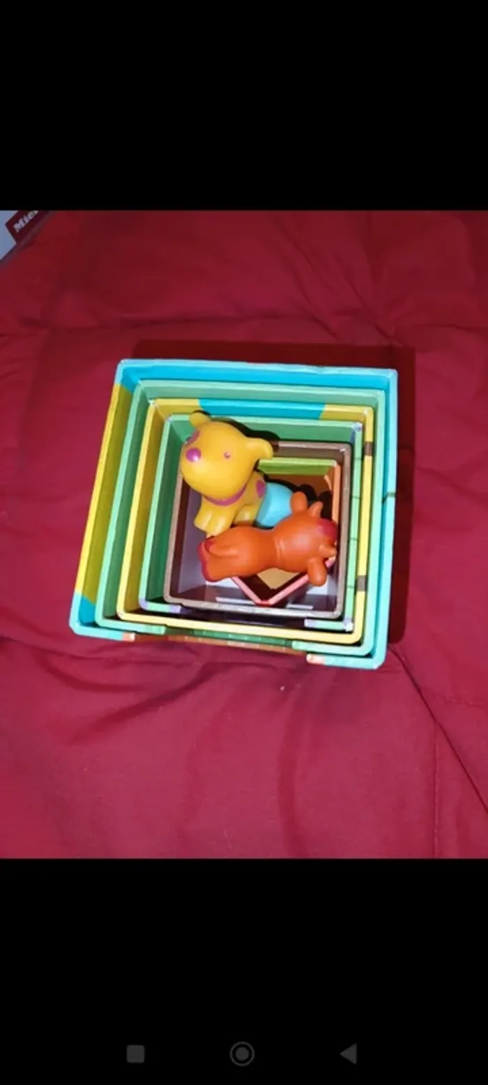 Superbes cubes bébé à empiler Djeco neuf valeur 17€