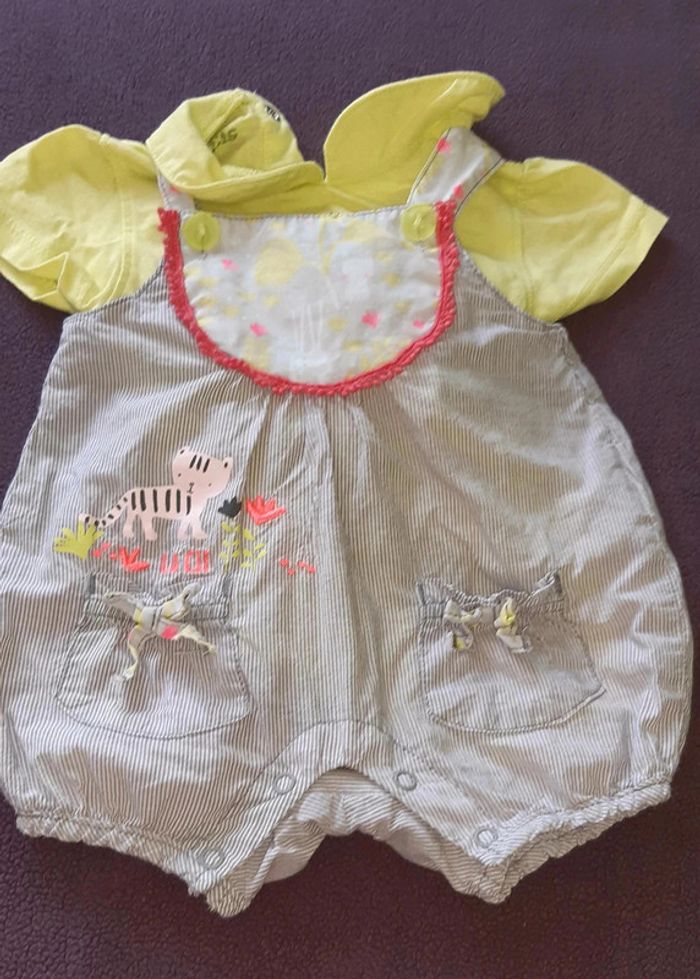 Ensemble bébé fille 1 mois Lcdp