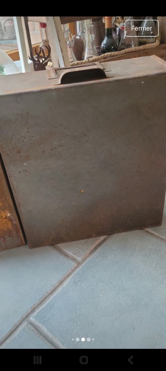 2  casiers anciens métal rouillé - photo numéro 7