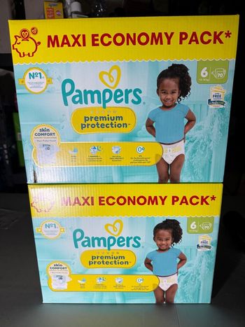 Lot couche Pampers Premuim protection T6