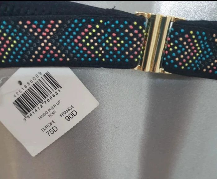 Haut de maillot de bain pushup noir T90/D - photo numéro 3