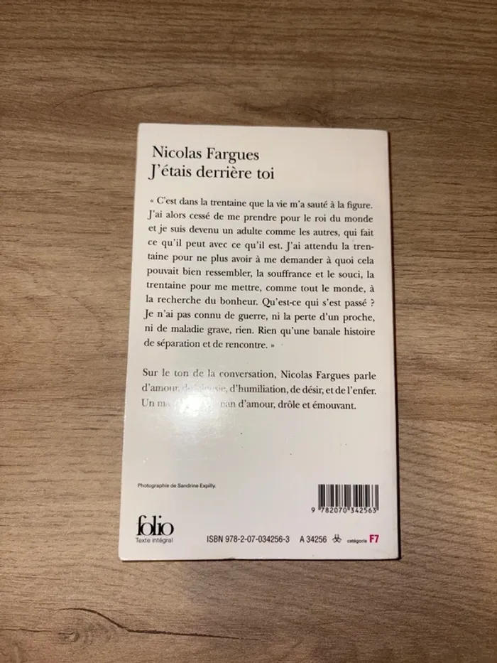 Nicolas Fargues , j’étais derrière toi - photo numéro 2