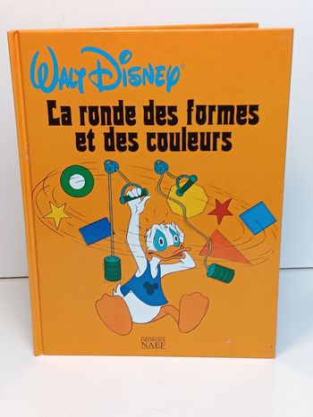 Livre vintage Walt Disney Jouons à apprendre La ronde des formes et des couleurs