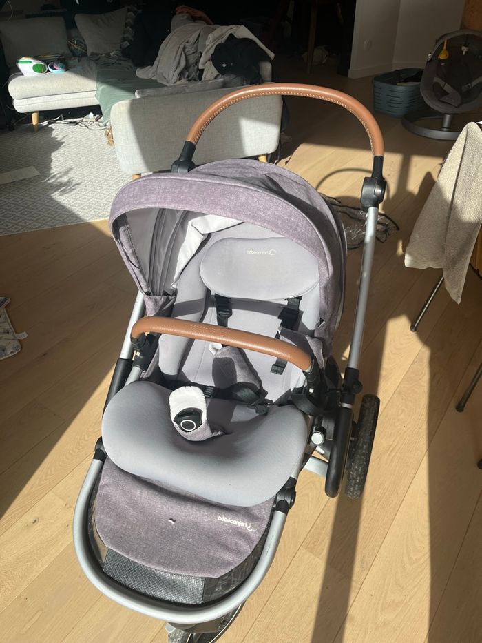 Poussette Nova 3 roues, nacelle et nombreux accessoires - photo numéro 8