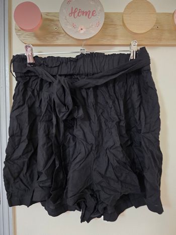 Short fluide noir la halle