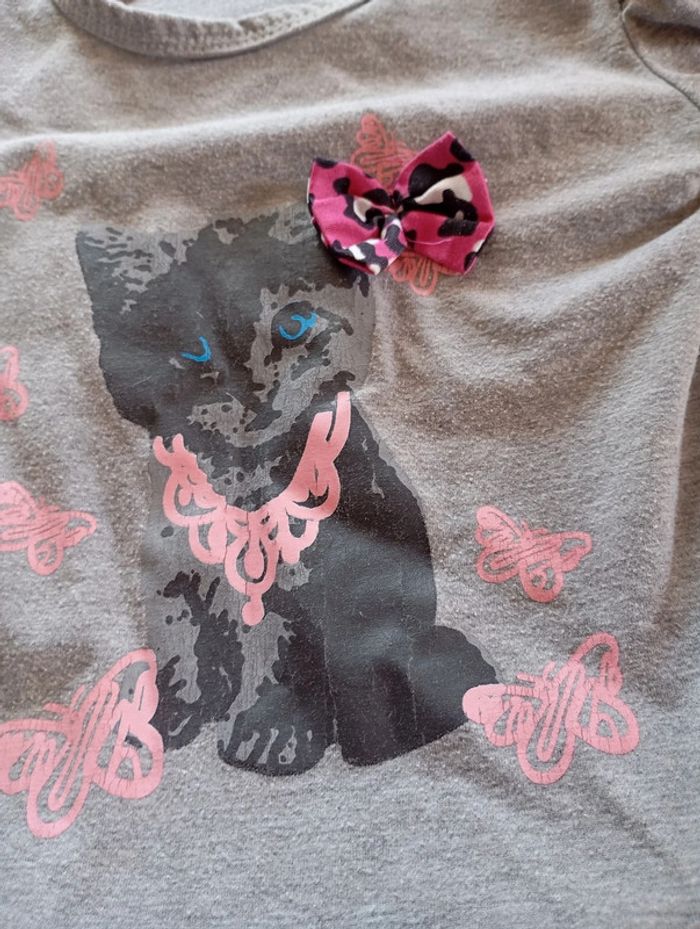 1€ 💸 ensemble fille legging + t-shirt pyjama 110 cm soit 5 ans - photo numéro 3