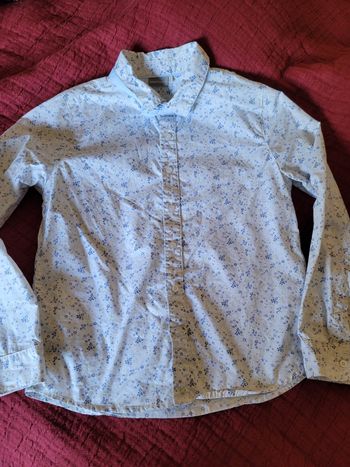 chemise sergent major 10ans avec noeud  papillon (8e)