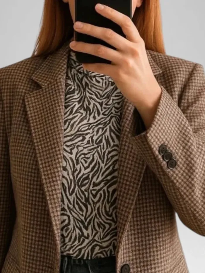 Veste de la marque Opullence Paris coupe droite,doublé coupe confortable , neuf - photo numéro 7