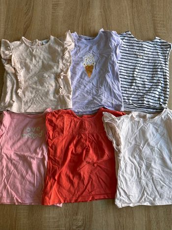 Lot de 6 tee shirt 18mois