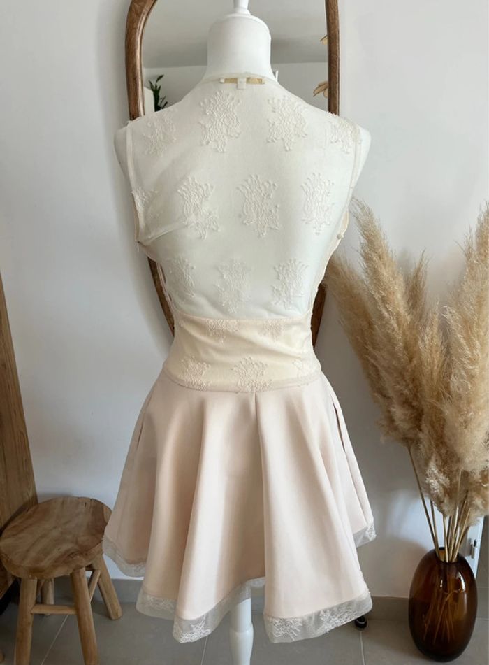 Robe rose pâle élégante Maje - photo numéro 4