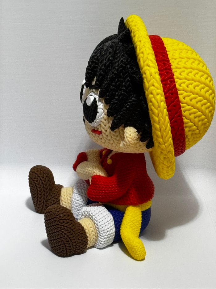 Figurine One Piece, Luffy version tricoté - photo numéro 2