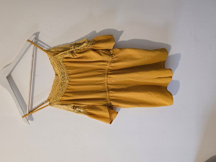 Combishort avec Dentelles Jaune - photo numéro 2