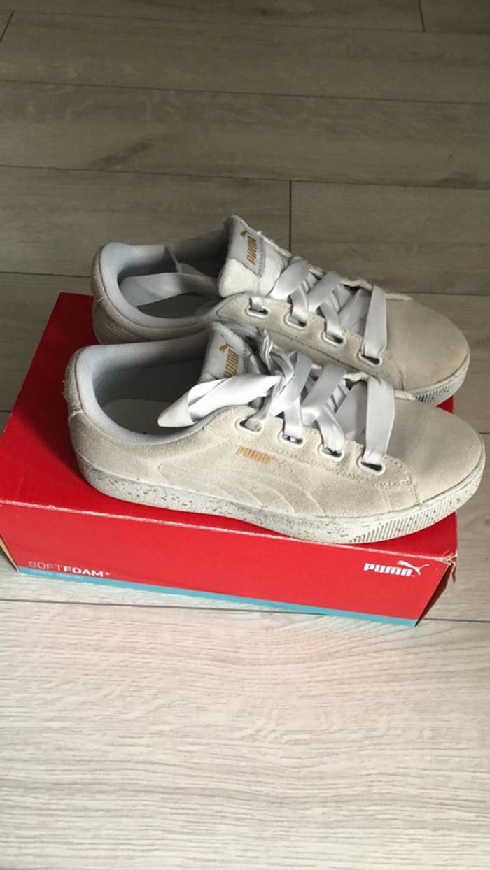 Basket Puma Vikky grise - photo numéro 2