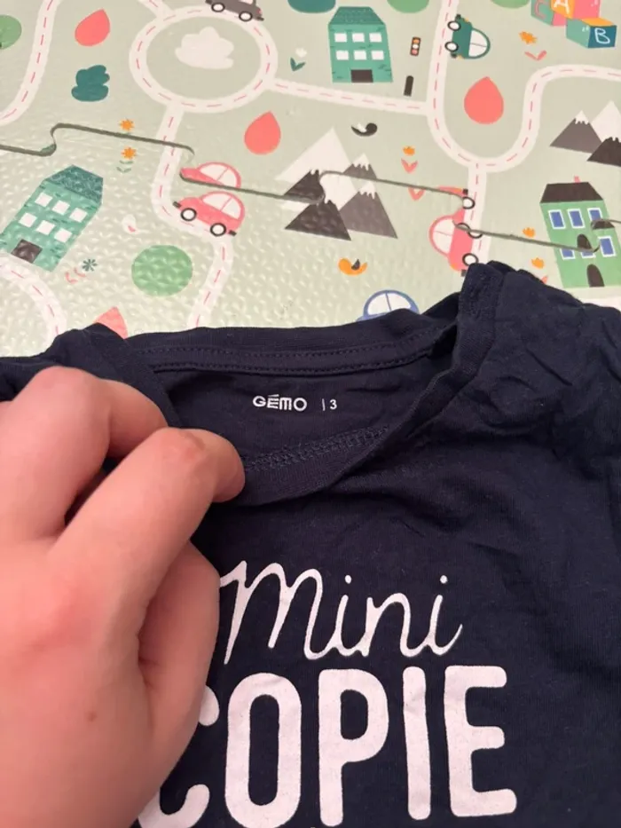 T shirt manches longues gémo 3 ans - photo numéro 3