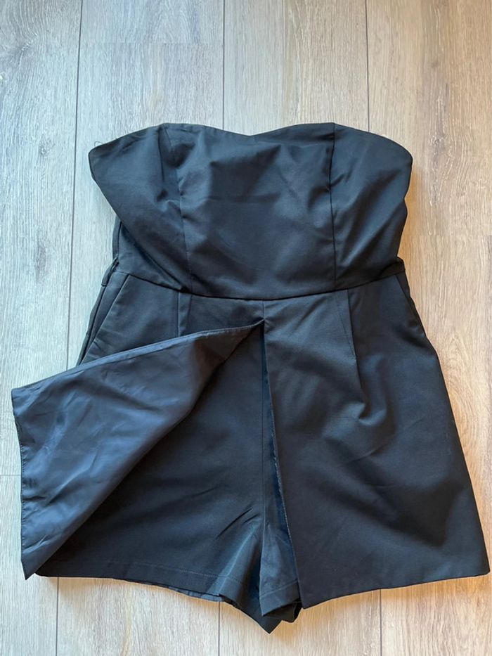 Combi-short bustier noir - photo numéro 2