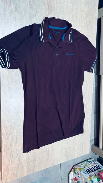 Polo manches courtes violet taille l 