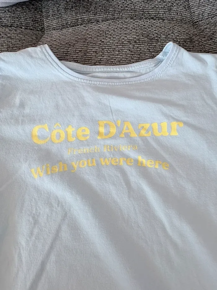 TEE shirt fille primark bleu - photo numéro 2