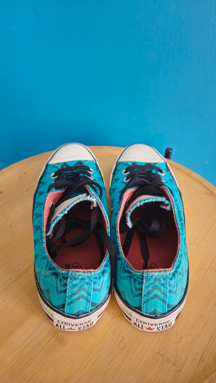 Converse bleu basse taille 38 - photo numéro 4