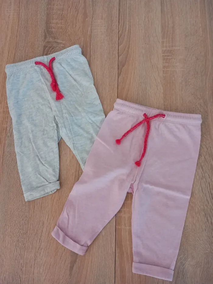 Lot de 2 leggings 6 mois