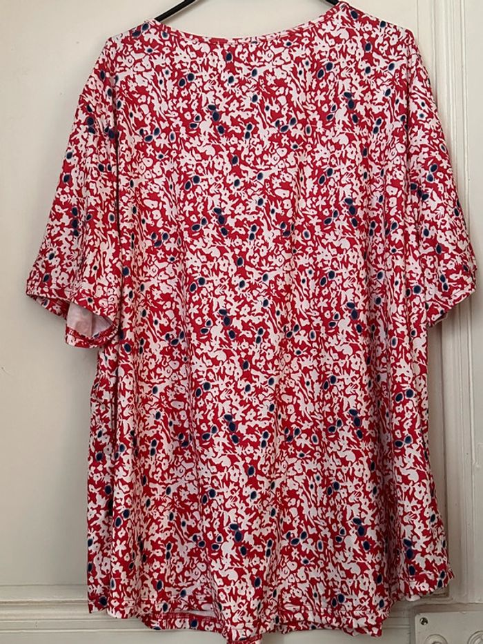 Chemise rouge et blanche taille 5XL - photo numéro 3