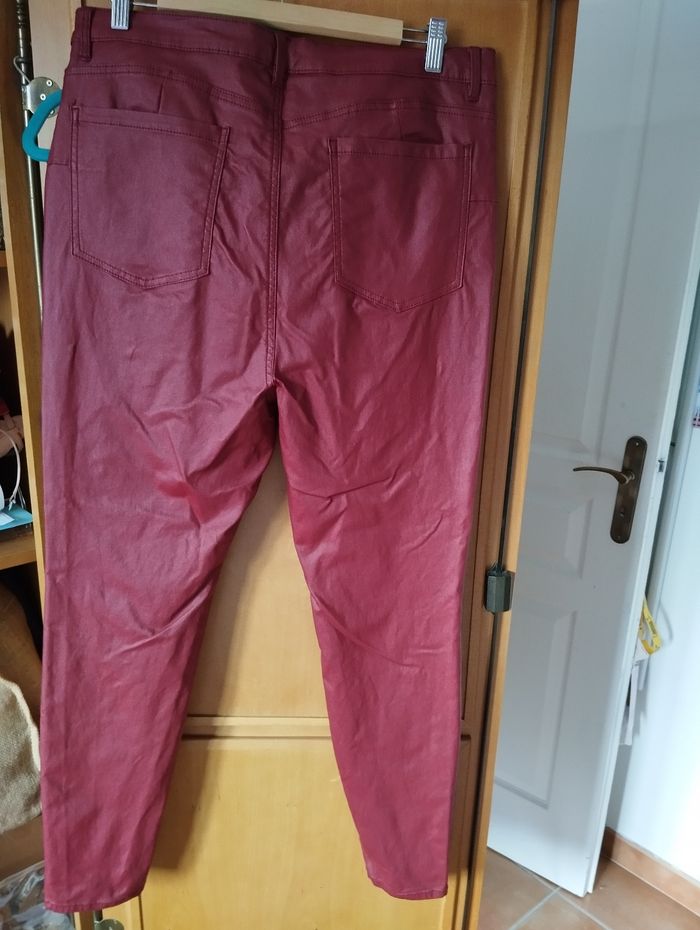 Pantalon femme sky bordeaux - photo numéro 2