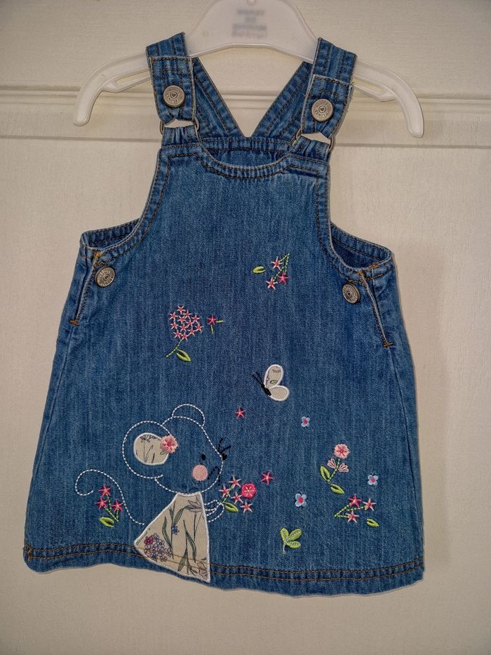 Robe courte jeans
12 mois